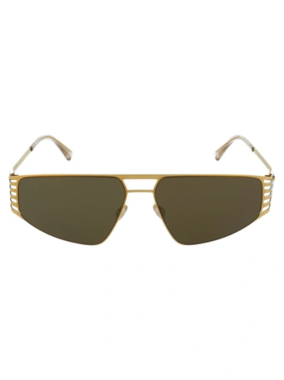 Shop Mykita Studio 8.1 Sunglasses In Gold