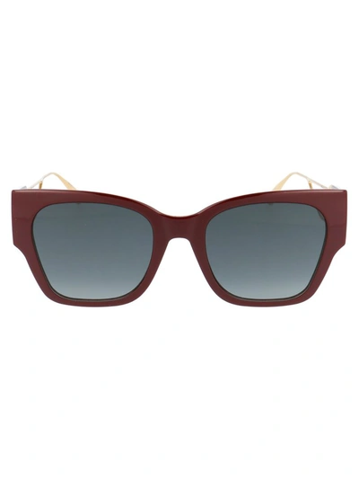 Shop Dior Eyewear 30montaigne1 Rectangular Sunglasses In Multi
