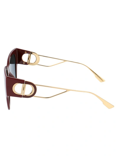 Shop Dior Eyewear 30montaigne1 Rectangular Sunglasses In Multi