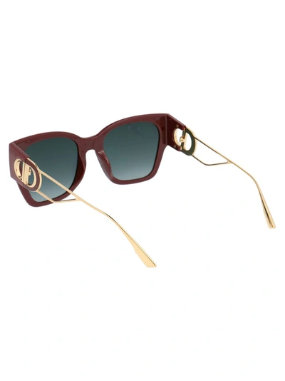 Shop Dior Eyewear 30montaigne1 Rectangular Sunglasses In Multi