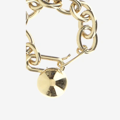 Shop Jil Sander Chain Bracelet In Gold