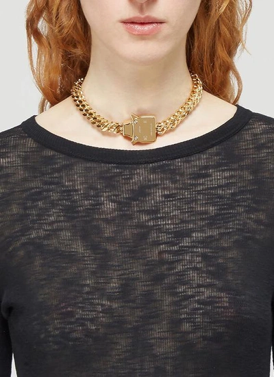 Shop Alyx 1017  9sm Chain Choker Necklace In Gold