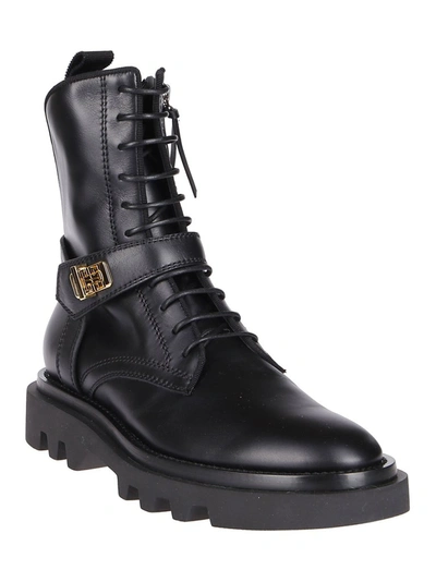 Shop Givenchy Eden Rangers Boots In Black