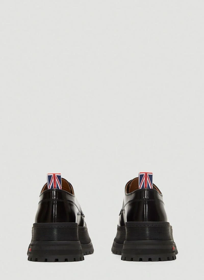 Shop Burberry Jefferson Chunky Derby Shoes In Black
