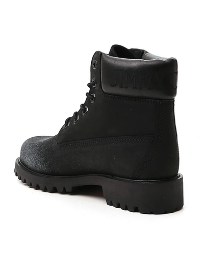 Shop Jimmy Choo Jc X Timberland Lace In Black