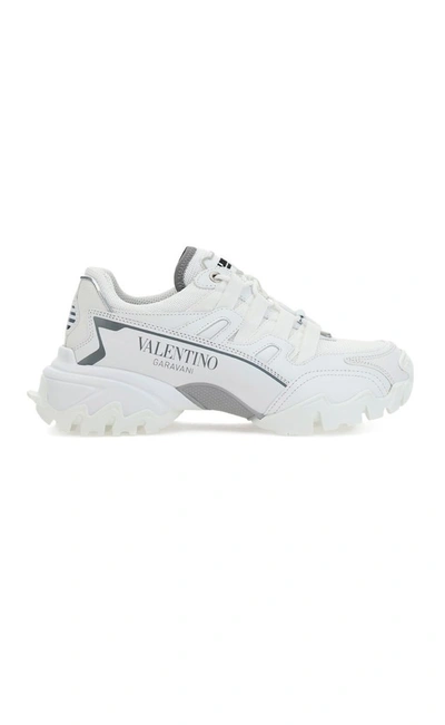 Shop Valentino Climbers Low In White