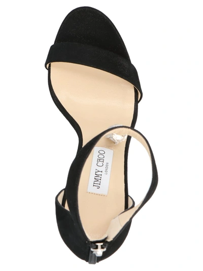 Shop Jimmy Choo Viola Embellished Sandals In Black