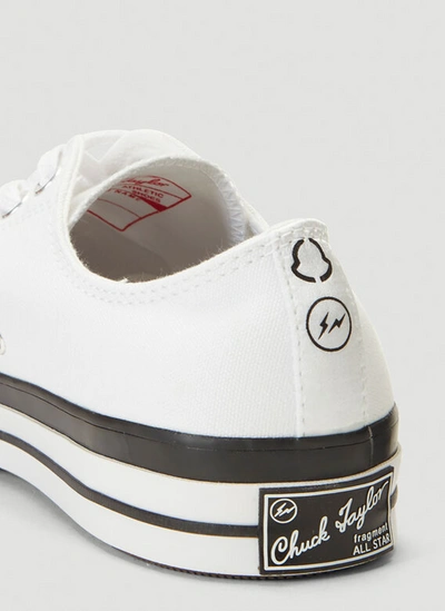 Shop Moncler Genius Moncler X Fragment Hiroshi Fujiwara X Converse Chuck 70 Low Top Sneakers In White