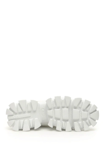 Shop Prada Cloudbust Thunder Sneakers In White