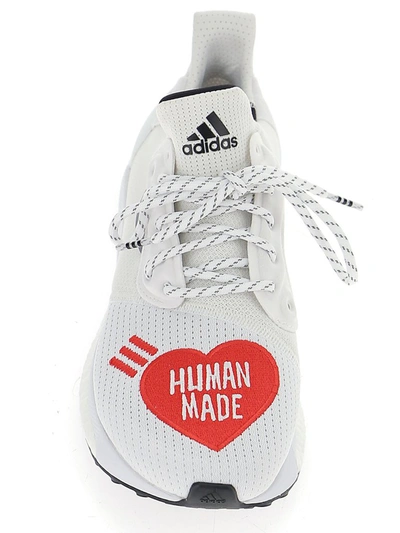 Shop Adidas Originals By Pharrell Williams Adidas By Pharrell Williams X The Human Made Solar Hu Glide Sneakers In White