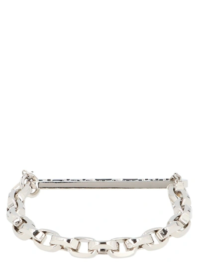 Shop Misbhv Trinity Monogram Bracelet In Silver