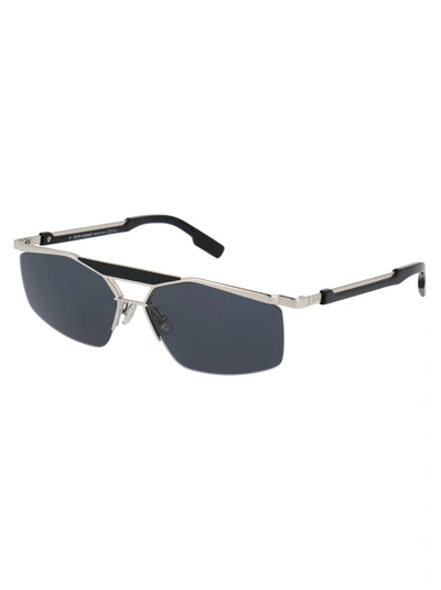 Shop Dior Eyewear Psychodelic Navigator Sunglasses In Silver