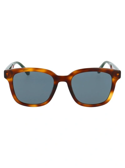 Shop Gucci Eyewear Square Frame Sunglasses In Multi