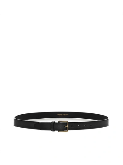 Shop Officine Creative Buckle Belt In Black