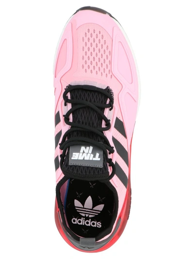 Shop Adidas Originals Ninja Zx 2k Boost Sneakers In Pink