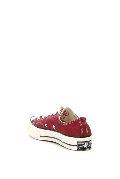 Shop Converse Chuck 70 Classic Low Top Sneakers In Red