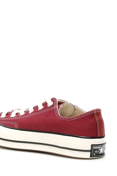 Shop Converse Chuck 70 Classic Low Top Sneakers In Red
