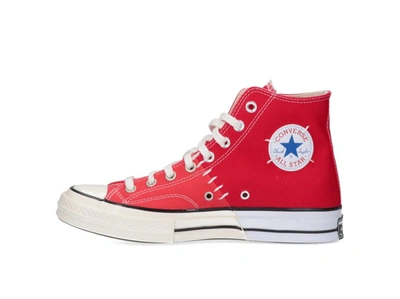 Converse Chuck 70 Restructured Sneakers In Red Canvas In Red/sed/egr |  ModeSens