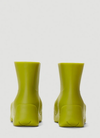 Shop Bottega Veneta The Puddle Ankle Boots In Green