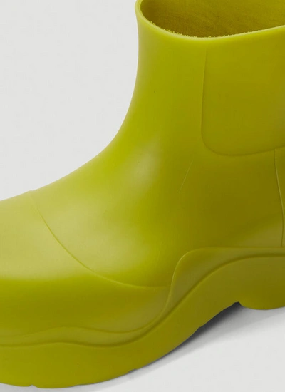 Shop Bottega Veneta The Puddle Ankle Boots In Green