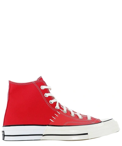 Shop Converse Chuck 70 Restructured High Top Sneakers In Red