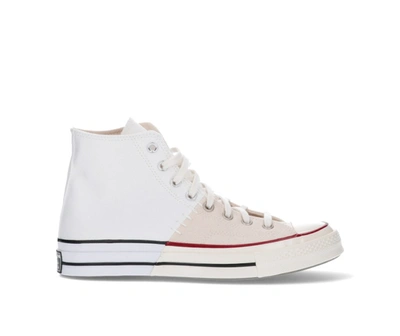 Shop Converse Patchwork Chuck 70 High Top Sneakers In White