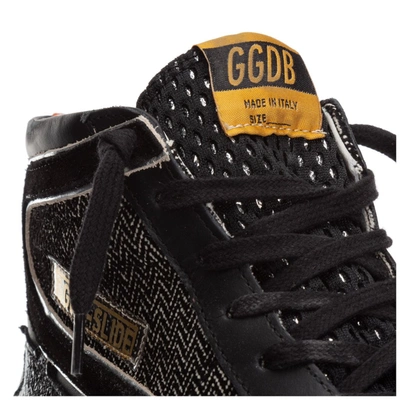Shop Golden Goose Deluxe Brand High Top Slide Sneakers In Black