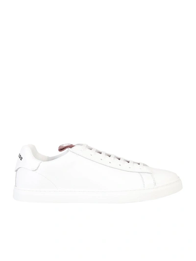 Shop Dsquared2 Tennis Logo Print Sneakers In White