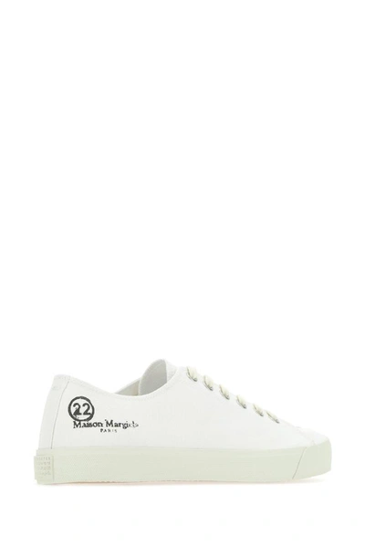 Shop Maison Margiela Tabi Low Top Sneakers In White