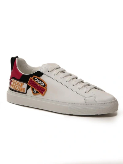 Shop Dsquared2 New Tennis Low In White