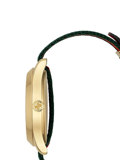 Shop Gucci G-timeless 38mm In Green