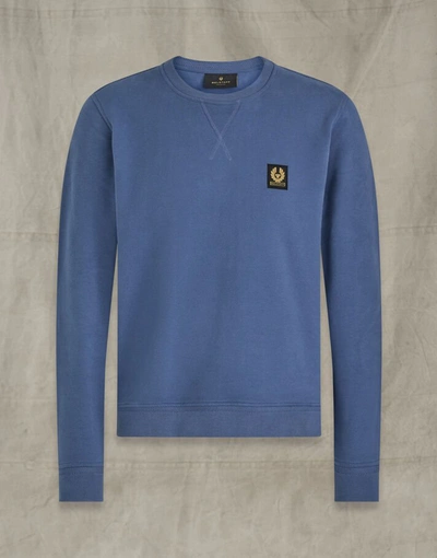 Shop Belstaff Sweatshirt In Blue