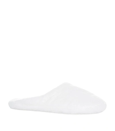 Shop Hamam Pera Slippers (size 40) In White