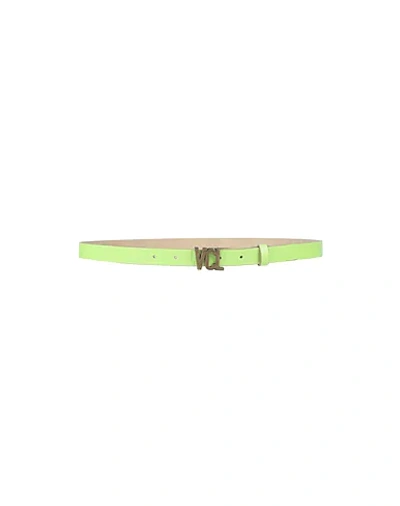 Vicolo Thin Belt In Acid Green