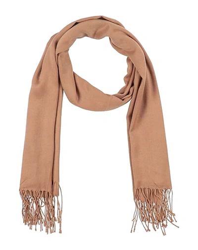 Shop Blugirl Blumarine Scarves In Camel