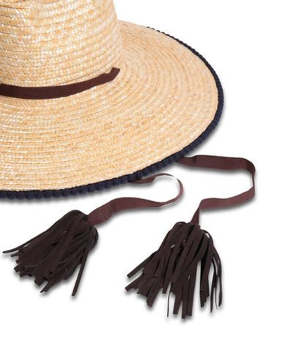 Shop Montegallo Sombrero Naturale Woman Hat Beige Size L Straw