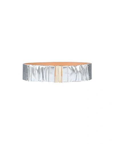 Shop Atos Lombardini High-waist Belt In Silver