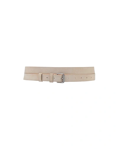 Shop Aspesi Belts In Beige