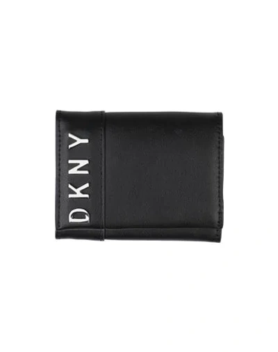 Shop Dkny Wallets In Black