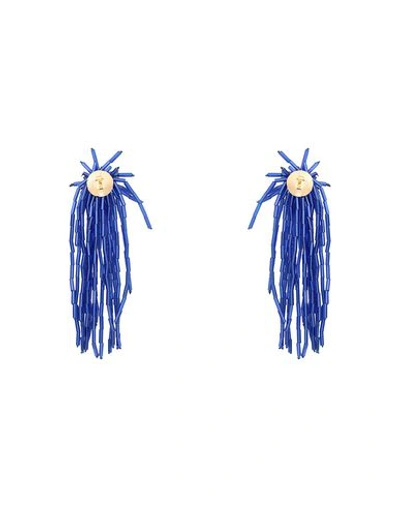 Shop Taolei Earrings In Blue