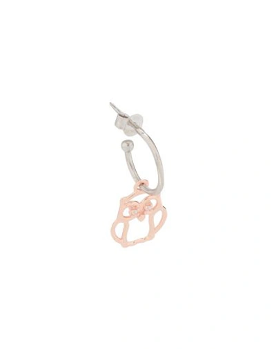 Shop Jack&co Jack & Co Woman Earrings Copper Size - 925/1000 Silver In Orange