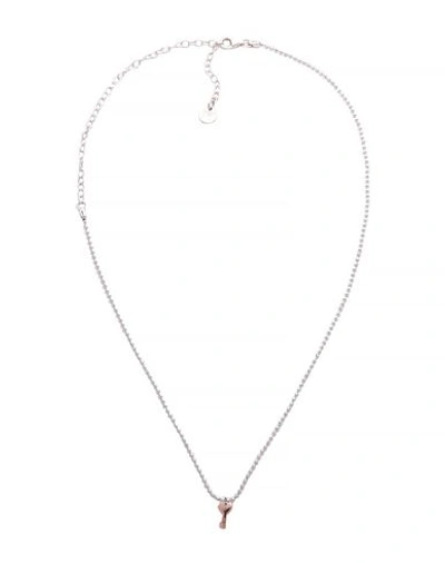 Shop Jack&co Jack & Co Woman Necklace Copper Size - 925/1000 Silver In Orange