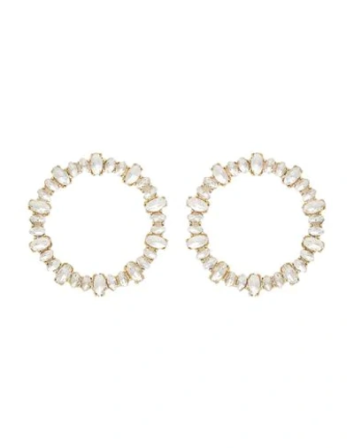 Shop Dettagli Woman Earrings Transparent Size - Metal Alloy, Glass