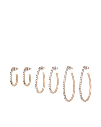 Shop Dettagli Earrings Set Woman Earrings Gold Size - Zinc Alloy, Glass