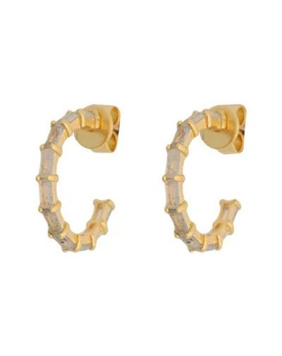 Shop P D Paola Pistil Gold Woman Earrings Gold Size - 925/1000 Silver