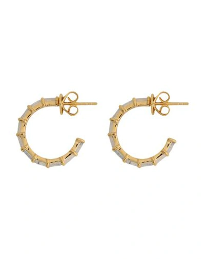 Shop P D Paola Pistil Gold Woman Earrings Gold Size - 925/1000 Silver