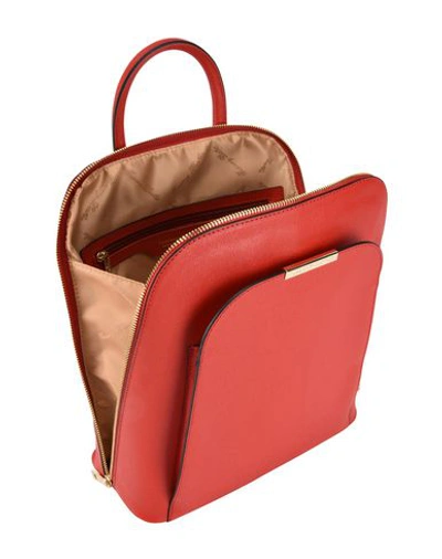 Shop Tuscany Leather Backpack & Fanny Pack In Red