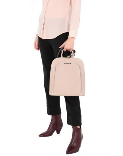 Shop Tuscany Leather Backpacks In Light Pink