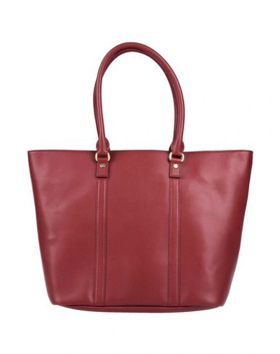 Shop A.g. Spalding & Bros. 520 Fifth Avenue  New York Handbags In Brick Red