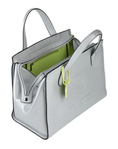 Shop Byblos Woman Handbag Light Grey Size - Polyurethane